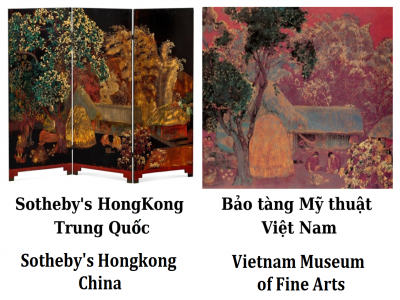 Tác phẩm nghệ thuật Việt Nam bị giả mạo trên sàn tranh quốc tế